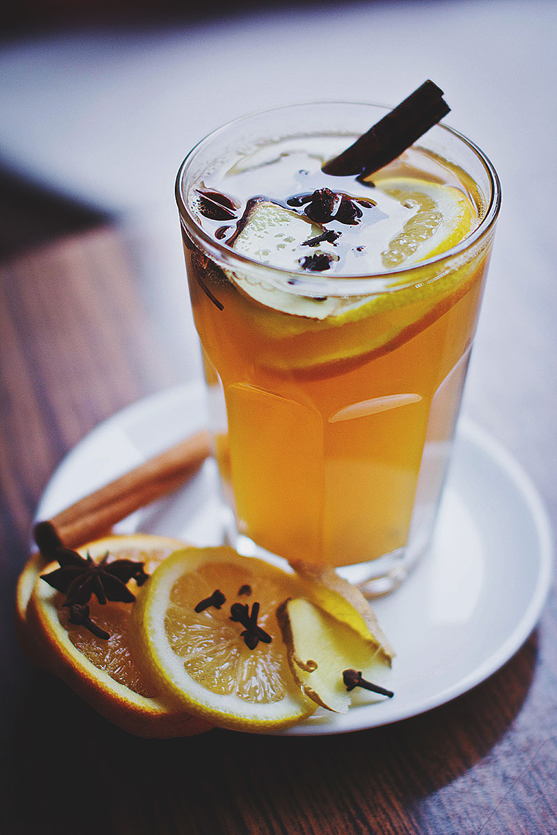hemmagjord glögg med flädersaft