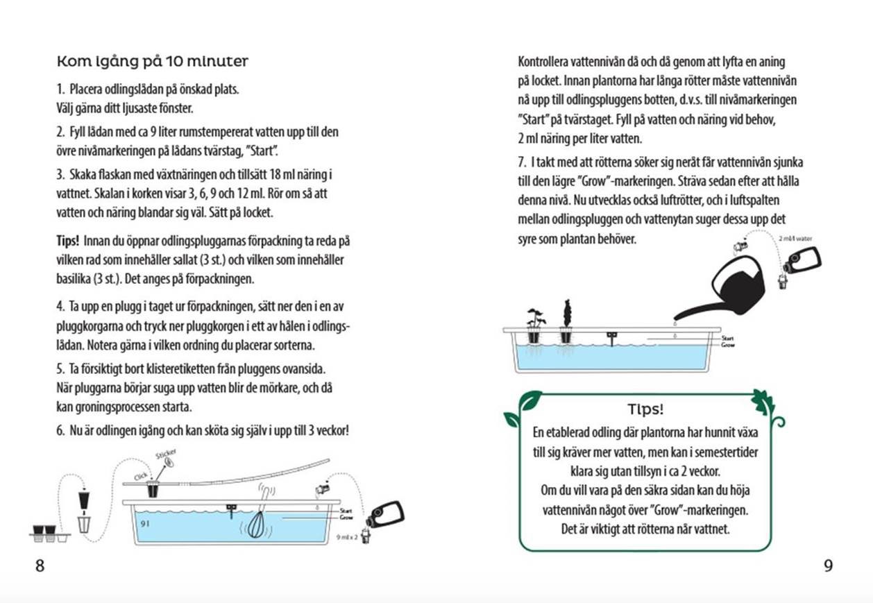 Kom igång med Odlingsstation Harvy