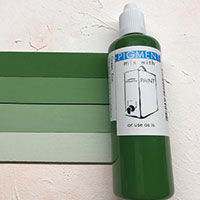 Ekofärg, mineralbaserad färg för målning av krukor och trädgårds, grönt pigment