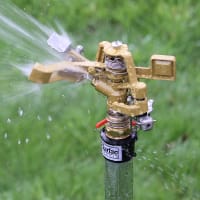 Sektorspridare i mässing.