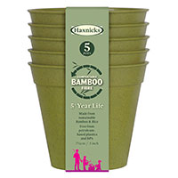 Bambukruka 7,5 cm salviagrön, 5-pack