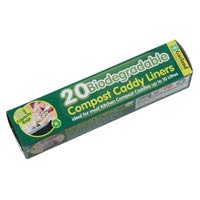 Biologiskt nedbrytbar kompostpåse till komposthink