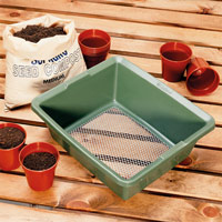 Jordsåll i stadig konstruktion i fint nät med 9x5 mm hål