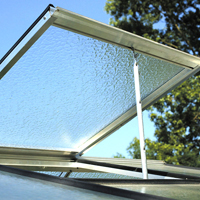 Extra takfönster till växthus