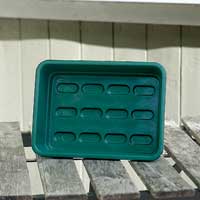 Minidrivhus liten utan hål, grön