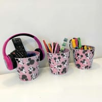 Eco Bambukruka 3-set Mickey, rosa.