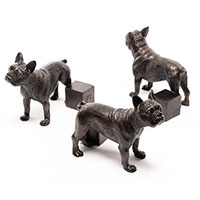 Krukfötter, Fransk Bulldog, brons
