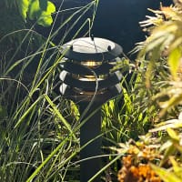 Trädgårdsbelysning Jupiter Pollare bland gräs