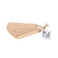 Sticketiketter av bambu, 10 cm