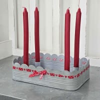 Adventsljustake med fyra ljus