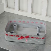 Adventsljustake med fyra ljus