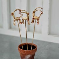 Julbock på pinne, 3-pack