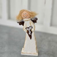 Set med tre olika snöänglar.