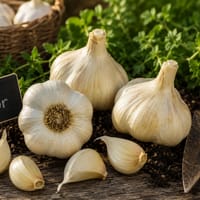 Vitlök 'Therador', ekologisk sättvitlök