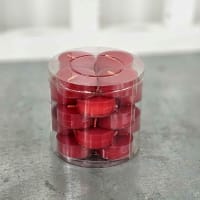 Värmeljus, röda 20-pack