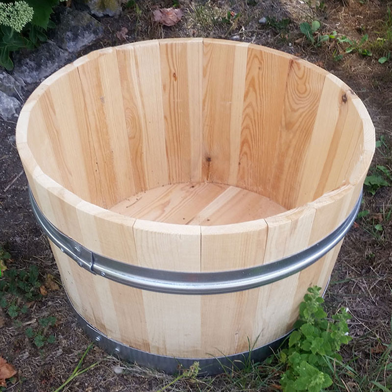 Blomlåda i trä, 60 L