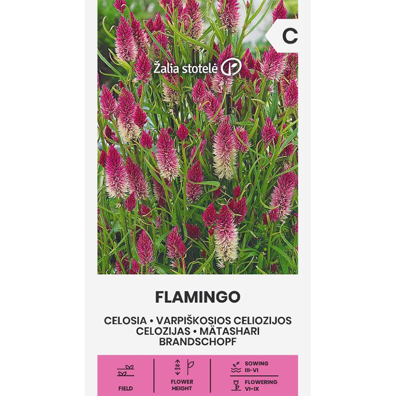Förpackning Axamarant 'Flamingo' 