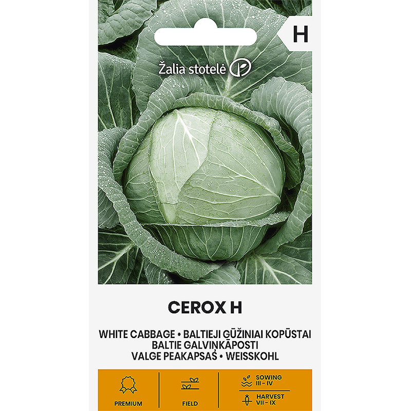 Förpackning Vitkål 'Cerox H'