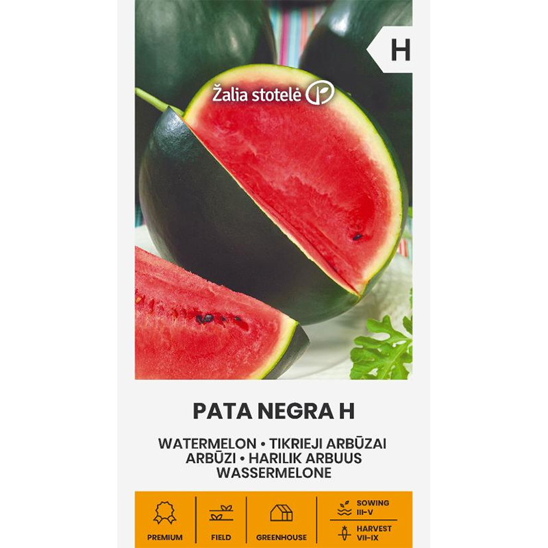 Förpackning Vattenmelon 'Pata Negra' F1