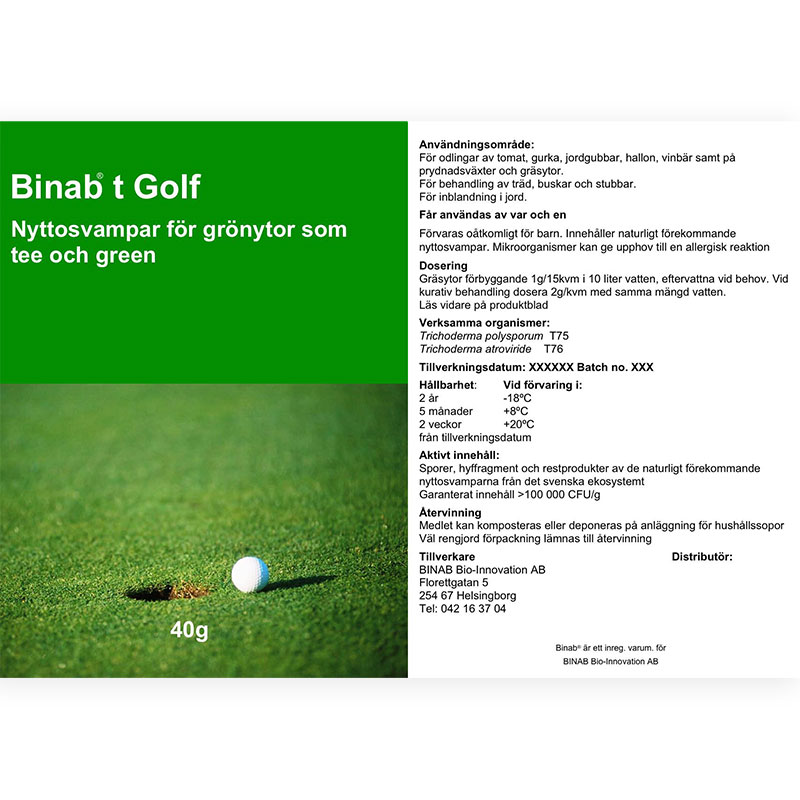 Binab t Golf, 40 gram