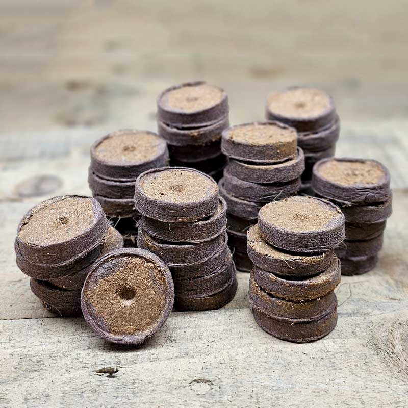 Kokosbriketter 35 mm, 50-pack