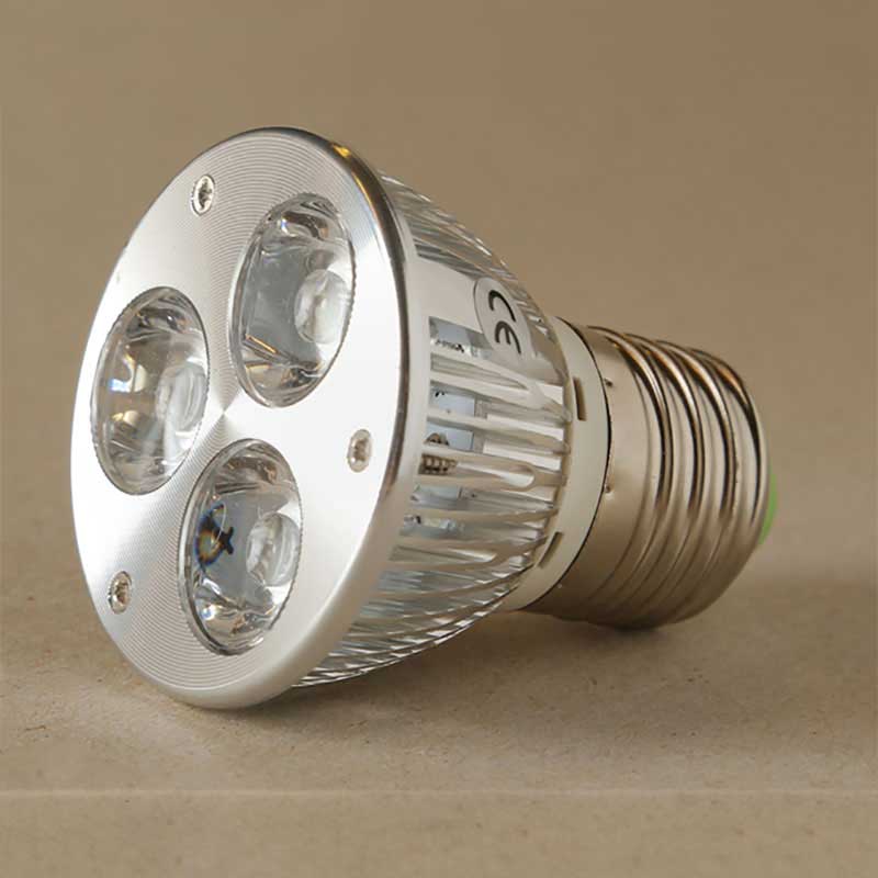 LED-lampa Growspot 4W E27-sockel röd/vit
