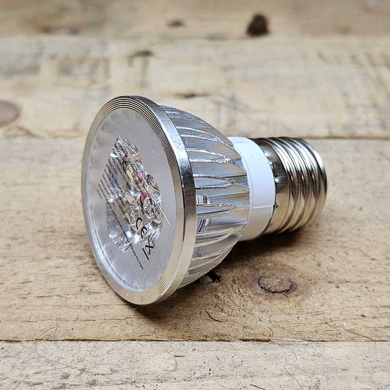 LED-lampa Growspot 4W E27-sockel röd/vit