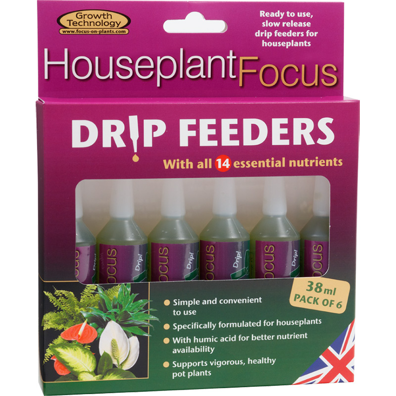 Krukväxtnäring, Houseplant Focus Drip Feeders, 6-pack