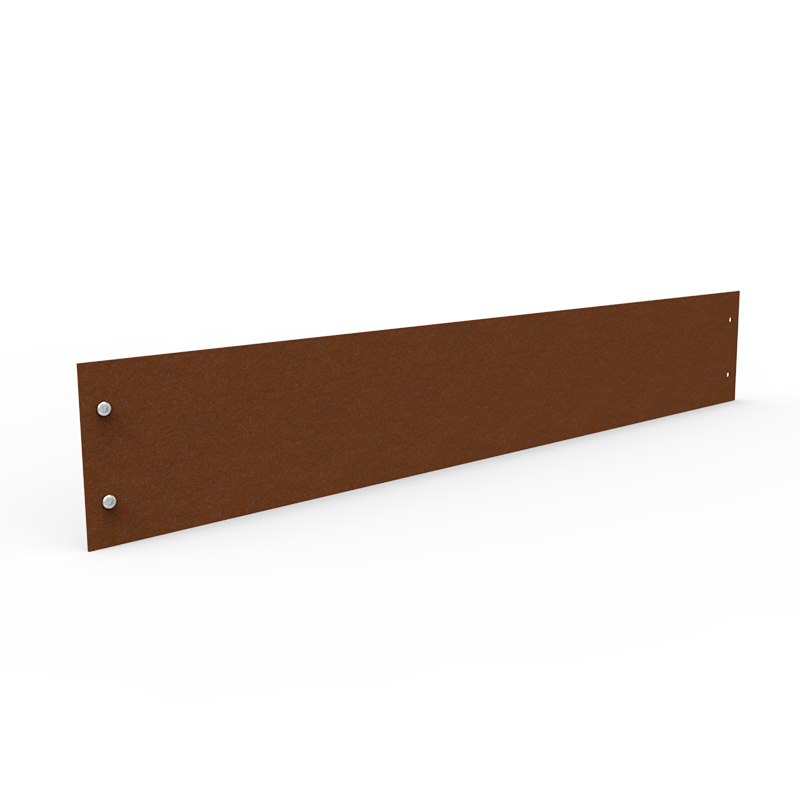 Planteringskant rak corten, 120x750 mm