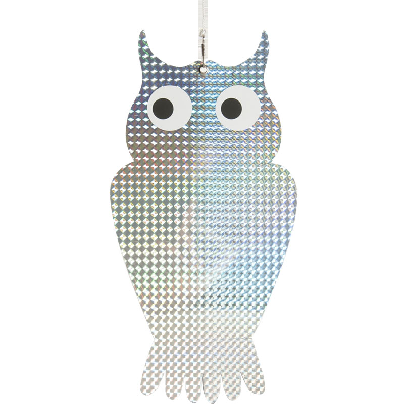 Silverline Fågelskrämma Reflex Shiny Owl 2-pack