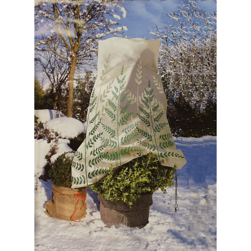 Fleece/fiberduk för vinterskydd av stora krukväxter och träd.