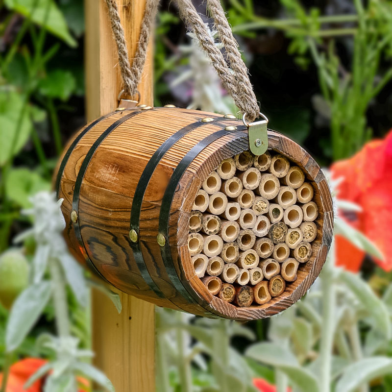 Wildlife World Bihotell Bee Barrel för solitärbin