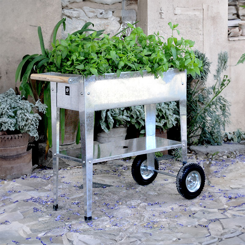 Herstera Garden Urban Garden Trolley galvaniserad