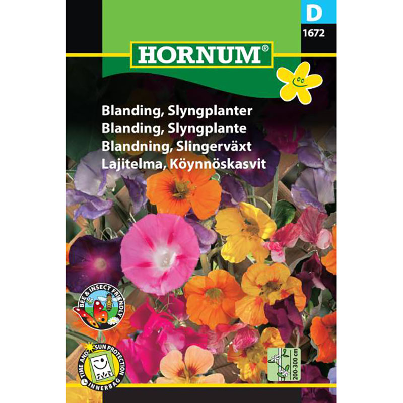 Blomstermix Slingerväxter