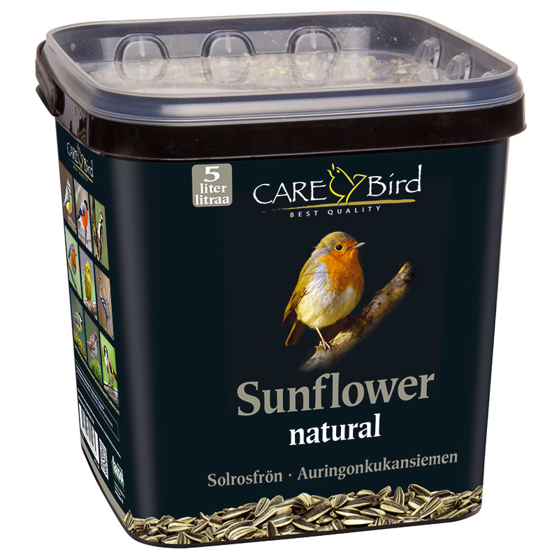 Care Bird Solrosfrö Sunflower natural 5 liter