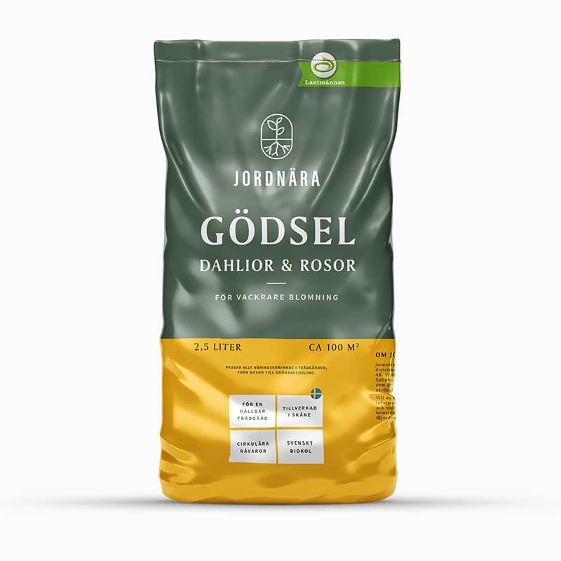 Gödsel Dahlior & Rosor Jordnöra, 2,5 liter