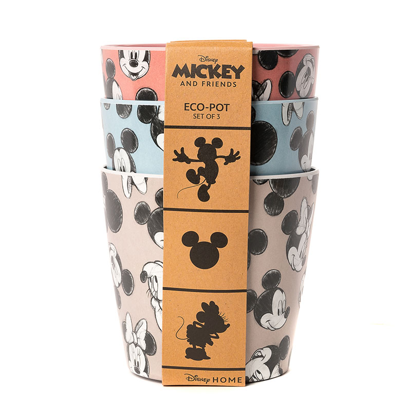 Jardinopia Eco Bambukruka 3-set Mickey färgmix