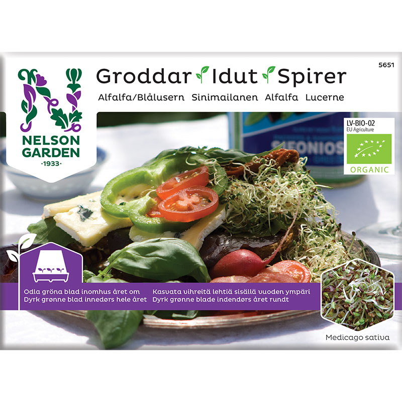 Nelson Garden Groddar Alfalfa – Primo Vitamino