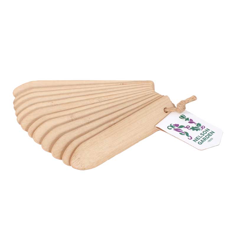 Sticketiketter av bambu 13 cm